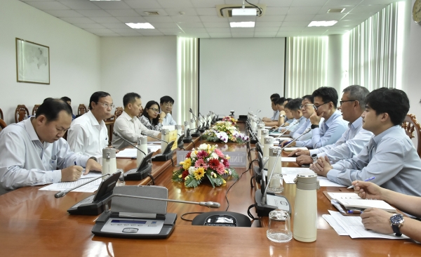 효성베트남 대표단과 바리아붕따우성 지도부는 지난 21일 회의에서 (사진=바리아붕따우성)