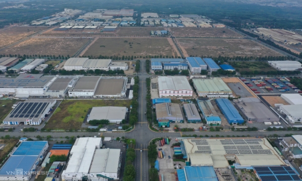 An industrial park in Binh Duong Province in 2022. Photo by VnExpress/Quynh Tran
