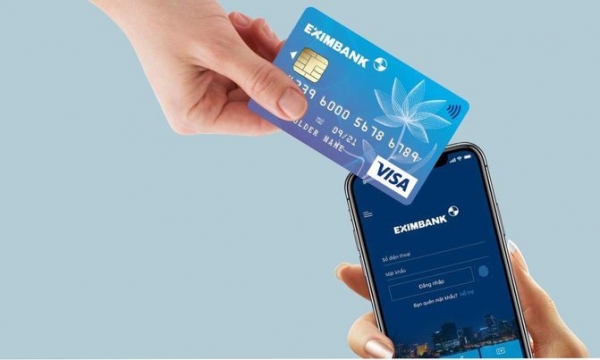A credit card of Eximbank. Photo courtesy of the bank